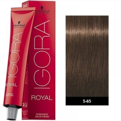 Wella Professionals Schwarzkopf Professional, Igora Royal, Перманентная краска для волос, 5-65 Светло-коричневый Шоколадное золо