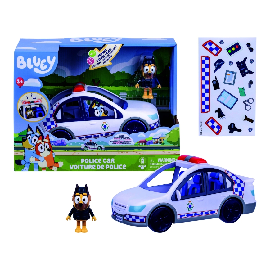 BLUEY policijas auto ar gaismām un skaņām