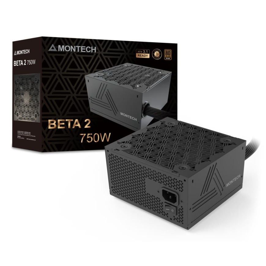 Maitinimo šaltinis MONTECH BETA 2 ATX PC 100 - 240 V 750 W BETA2750W