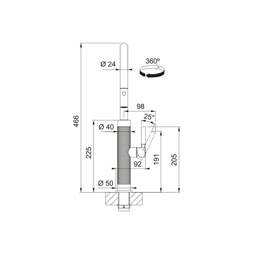 Franke Mythos Masterpiece J Pull Down Spray SS 115.0711.554 – 5