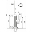Franke Mythos Masterpiece J Pull Down Spray SS 115.0711.554 Franke Mythos Masterpiece J Pull Down Spray SS 115.0711.554