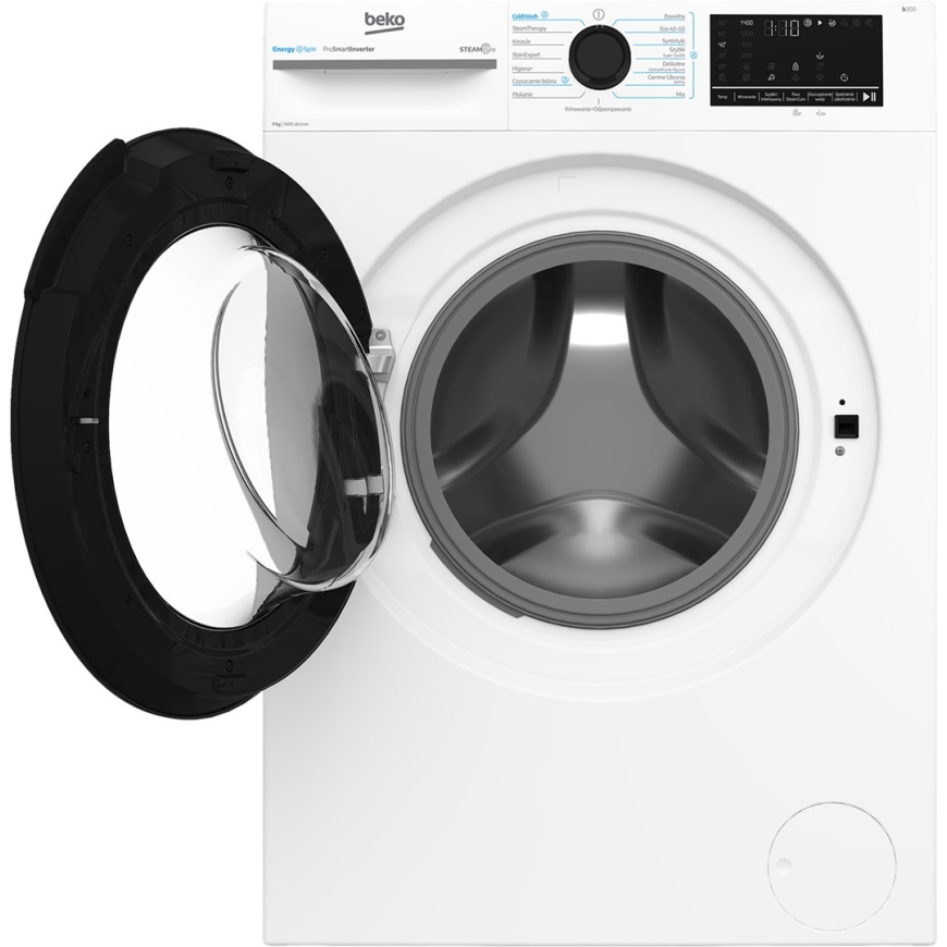 Laisvai statoma skalbyklė BEKO BM3WFU410415W 10 kg 1400 aps./min Steam CoolClean – 2