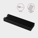 Axagon CLR-M2L10 Passive aluminum heatsink for all M.2 SSDs, size 2280, high 10 mm.