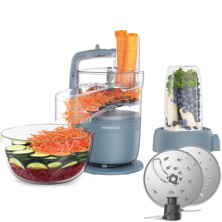 Kenwood FDP23.380GY MultiPro GO Blend food processor, storm blue