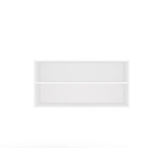 OPENO 100 WHITE Pikenduselement – Moodulriiul, 100 cm, magamistuppa
