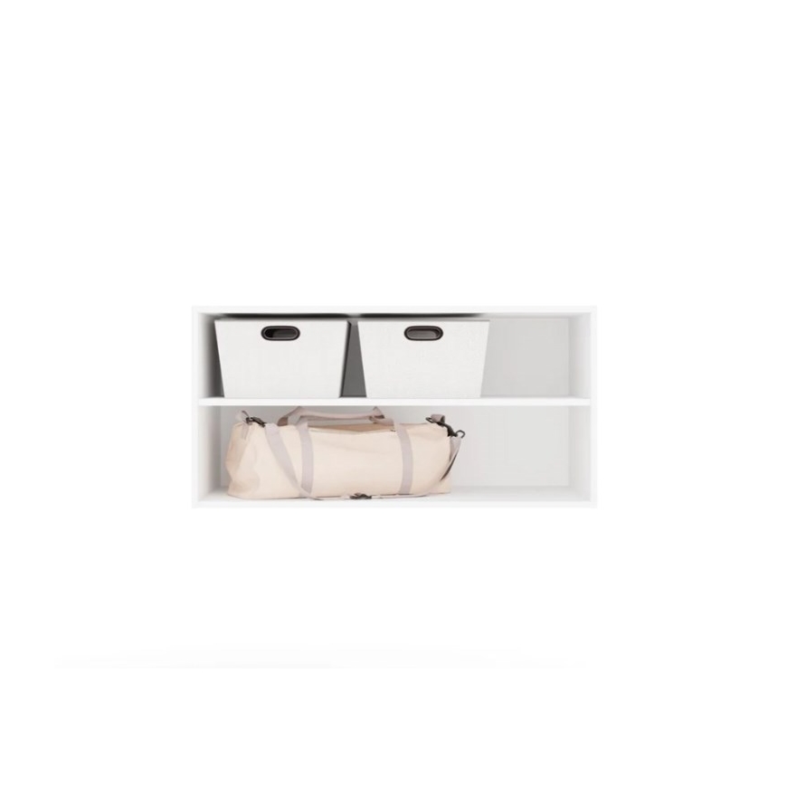 OPENO 100 WHITE Laajennusunit - Modulaarinen hylly, 100 cm, makuuhuoneeseen – 2