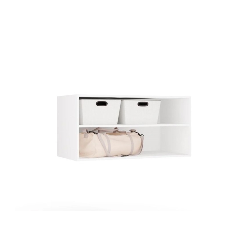 OPENO 100 WHITE Paplašināšanas vienība – Moduļu plaukts, 100 cm, guļamistabai – 3