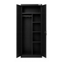 Iron Mate SATURN Metal Utility Cupboard 185x90x45 Black RAL9005 Iron Mate SATURN Metal Utility Cupboard 185x90x45 Black RAL9005