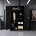 Iron Mate SATURN Metal Utility Cupboard 185x90x45 Black RAL9005 Iron Mate SATURN Metal Utility Cupboard 185x90x45 Black RAL9005