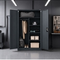 Iron Mate SATURN Metal Utility Cupboard 185x90x45 Anthracite RAL7016