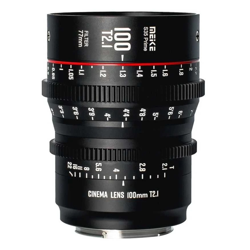 Объектив - Meike MK 100mm T2.1 EF крепление, 0.9м фокус, 12-лопастная диафрагма – 3