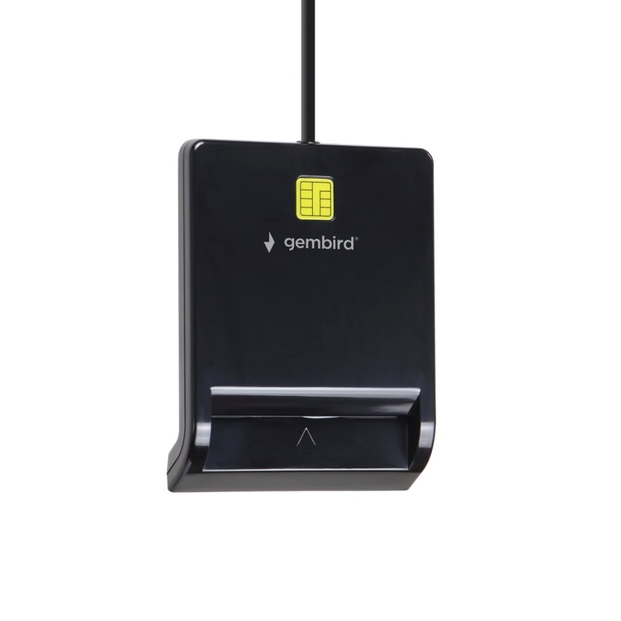 Читалка смарт-карт Gembird FD2-SCR USB, черная – 2