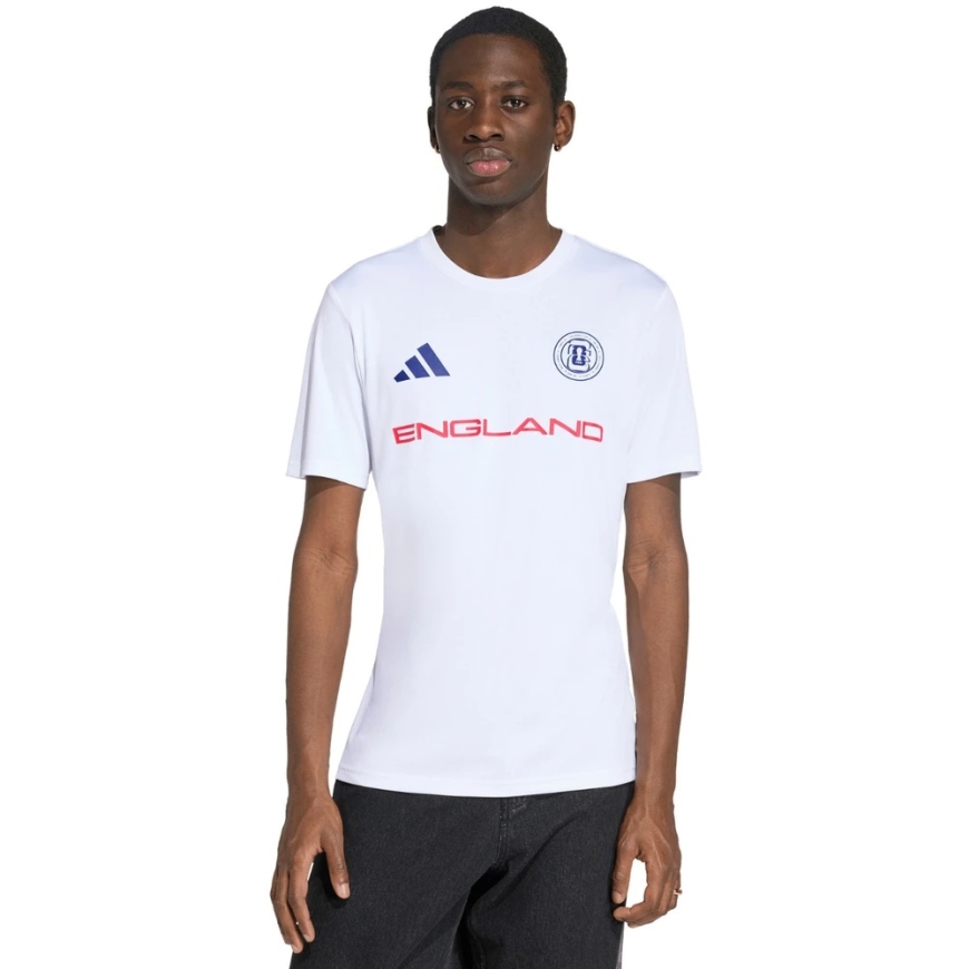 Miesten T-paita adidas England 26 Jersey valkoinen KH2309 (2XL)