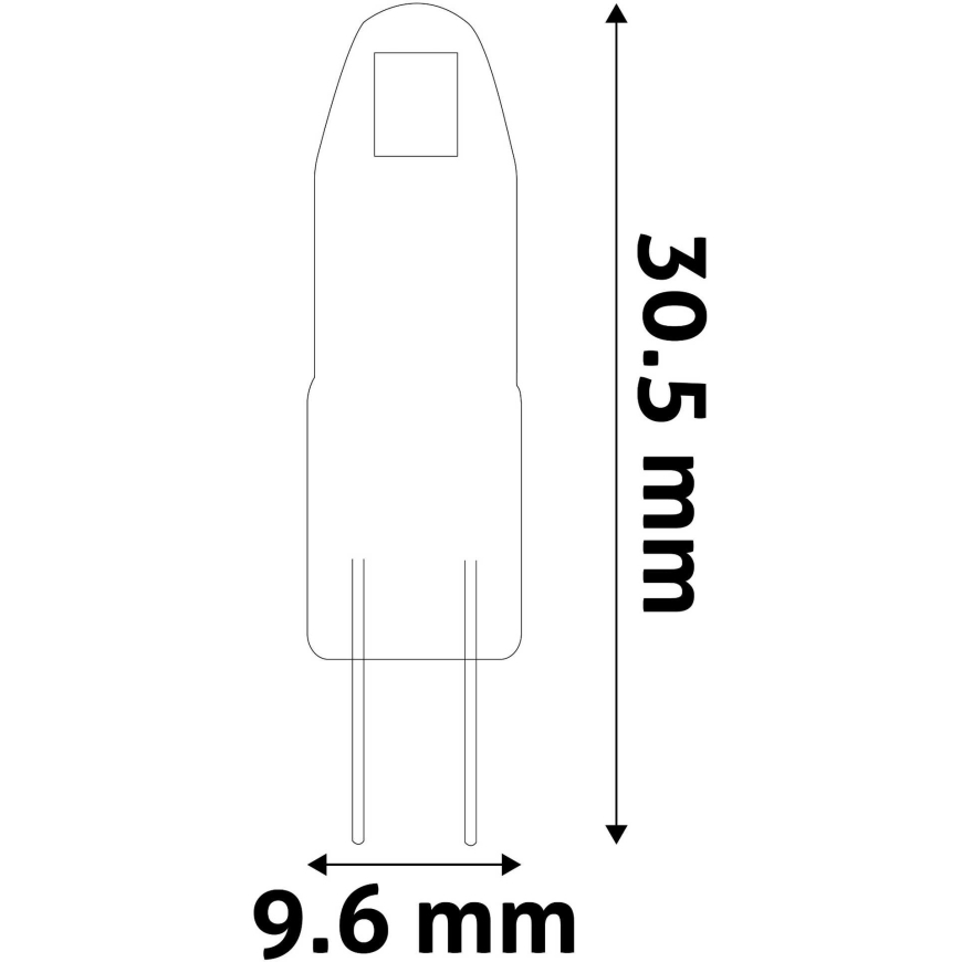 AVIDE G4 12В 1.2Вт 90лм 2700K – 2