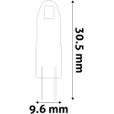 AVIDE G4 12V 1.2W 90lm 2700K AVIDE G4 12V 1.2W 90lm 2700K