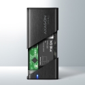 Axagon EEM2-SBC External USB-C 3.2 Gen 2 metal box for M.2 SATA SSD disks. Screwless