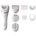Philips 8000 series BRE735/00 epilators 32 pincetes Rozā, Balts Philips 8000 series BRE735/00 epilators 32 pincetes Rozā, Balts