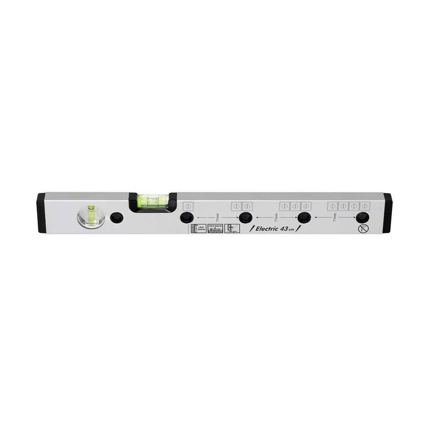ALUMIINI KODEERIMISLEVEL 2V.V 43CM. ELEKTRIKUTELE