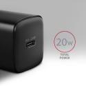 Axagon ACU-PD20 wall charger 1x QC3.0/AFC/FCP/PD type-C, 20W, black