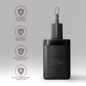 Axagon ACU-PD20 wall charger 1x QC3.0/AFC/FCP/PD type-C, 20W, black