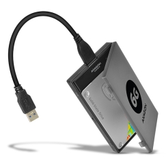 Axagon ADSA-1S6 корпус для накопителя Чехол дляжестких и твердотельных дисков Черный 2.5"