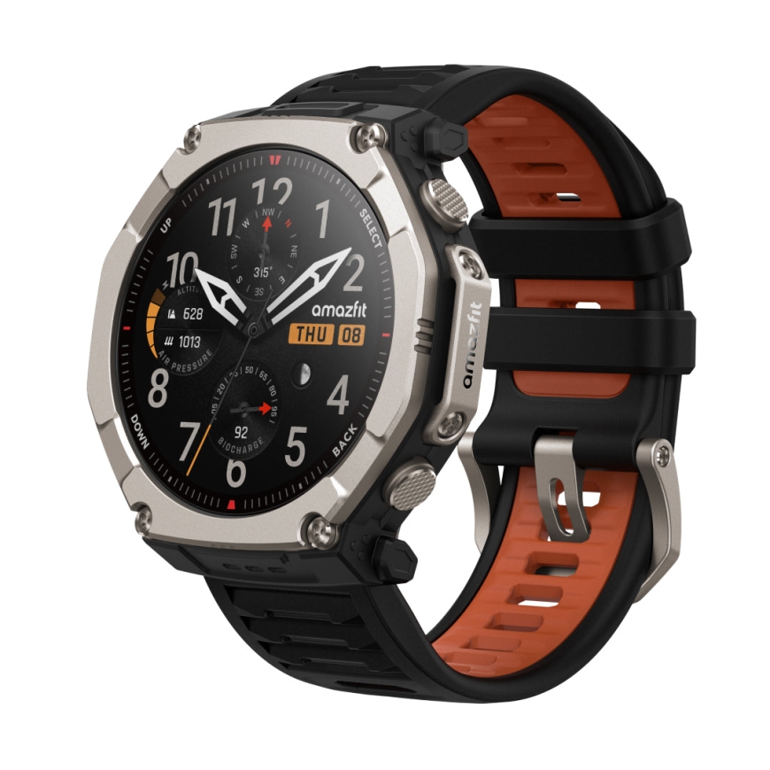 Amazfit T-Rex Ultra 2 129,5 cm (51") AMOLED 51 mm Digitāls 480 x 480 pikseļi Skārienjūtīgais ekrāns