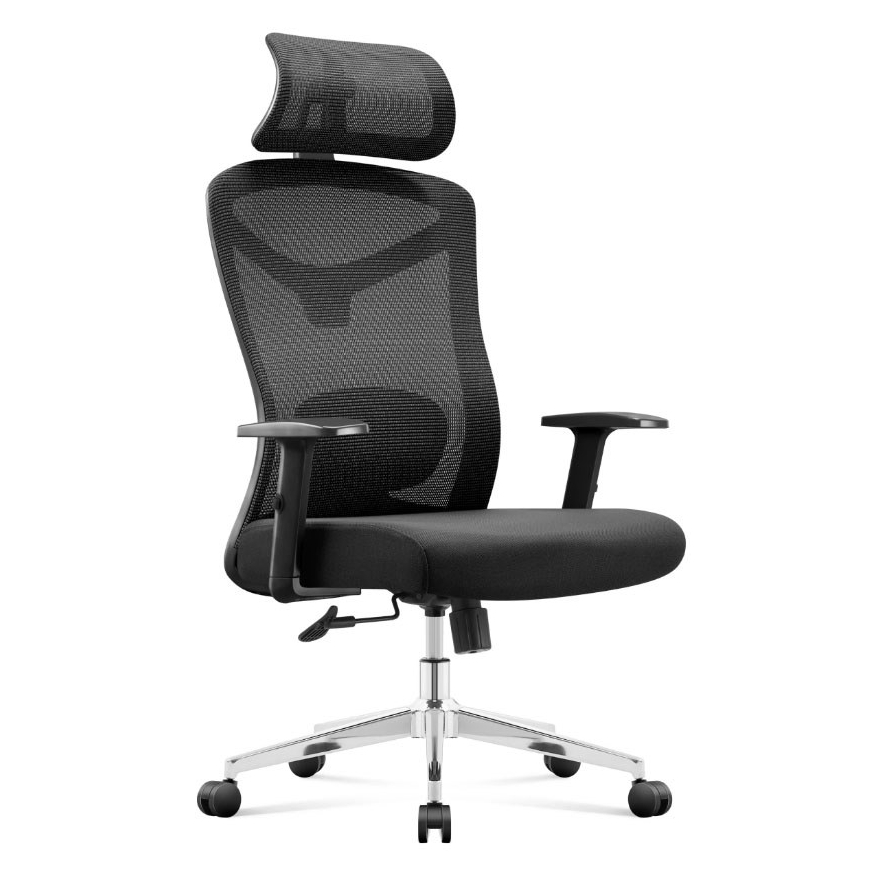 Manager 2.6 Black Swivel Armchair