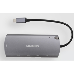 Axagon HMC-6M2 dokstacija Vadu USB 3.2 Gen 1 (3.1 Gen 1) Type-C Alumīnijs
