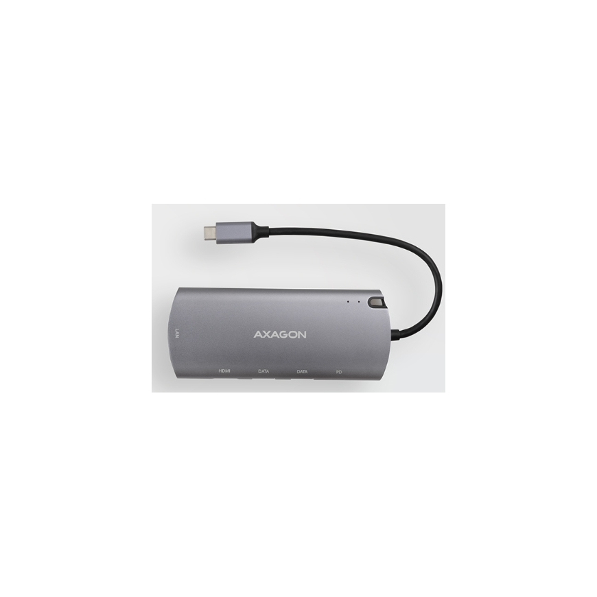 Axagon HMC-6M2 dokstacija Vadu USB 3.2 Gen 1 (3.1 Gen 1) Type-C Alumīnijs