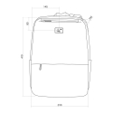 NanoRS portatīvais mugursoma, 15,6", melns, 41x29x14, ūdensizturīgs RS202 B NanoRS portatīvais mugursoma, 15,6", melns, 41x29x14, ūdensizturīgs RS202 B