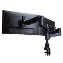 R-Go Tools Monitorarm R-Go Caparo, verstelbare dubbele monitorarm met gasveer, 100% circulair, 3-9 k