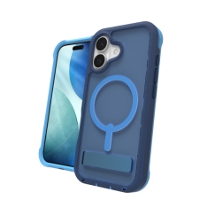 ZAGG Rainier Snap Kickstand mobilo telefonu apvalks 16 cm (6.3") Aploksne Zils