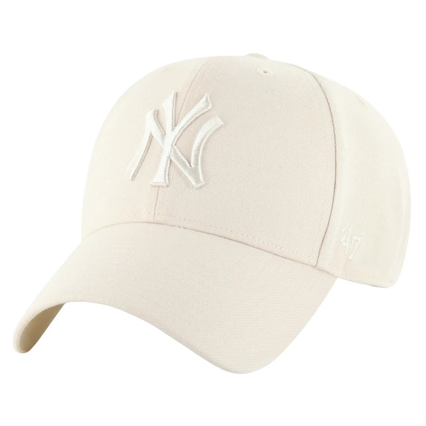 47 Brand "47 New York Yankees" kreemivärvi snapback stiilis müts B-MVPSP17WBP-NTAG