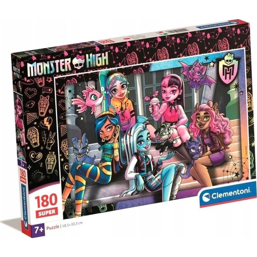 Clementoni Pužlis 180 gab. - Monster High – 3