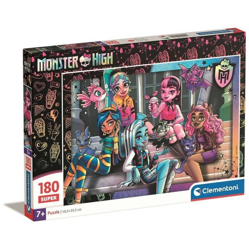 Clementoni Dėlionė 180 vnt. - Monster High – 4