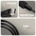 Axagon RVD-HI20C2 видео кабель адаптер 1,8 m DisplayPort HDMI Черный Axagon RVD-HI20C2 видео кабель адаптер 1,8 m DisplayPort HDMI Черный
