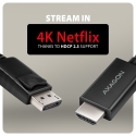 Axagon RVD-HI20C2 DisplayPort - HDMI 2.0b cable 1.8m, 4K/60Hz