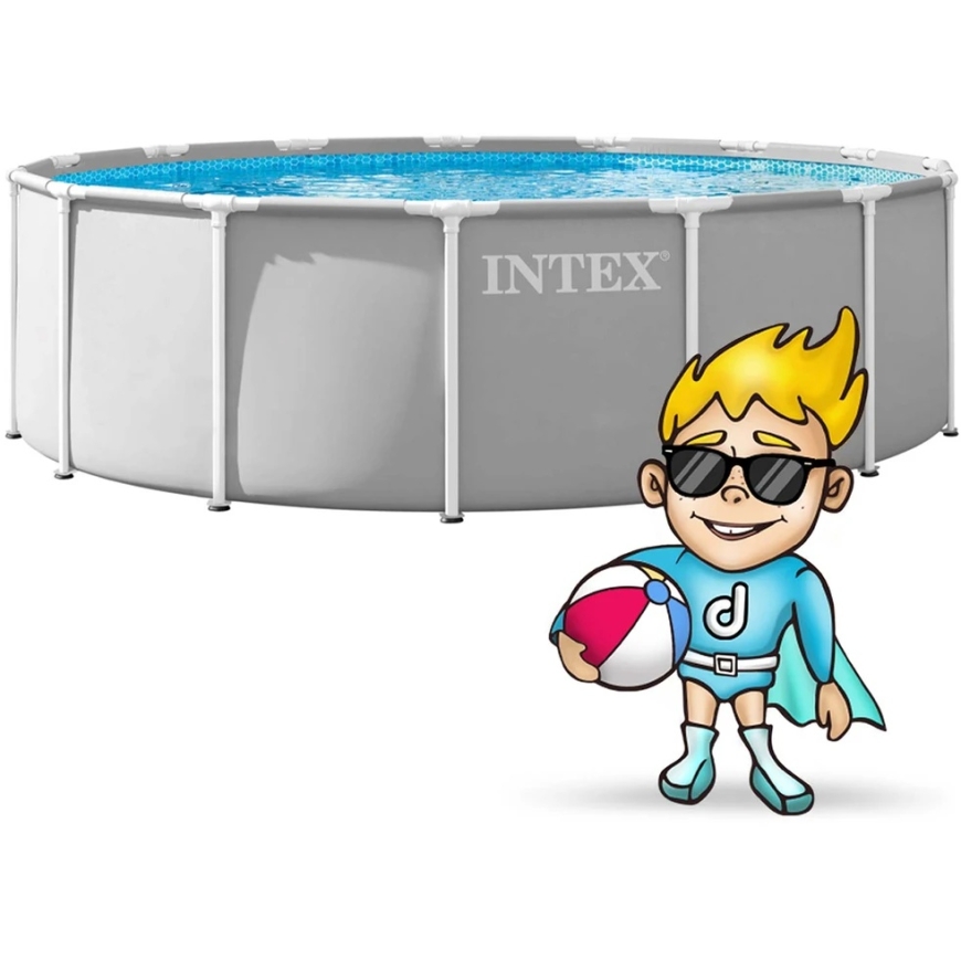 Above Ground Swimming Pool 457 x 122 cm 6 in 1 INTEX 26726ND – 2