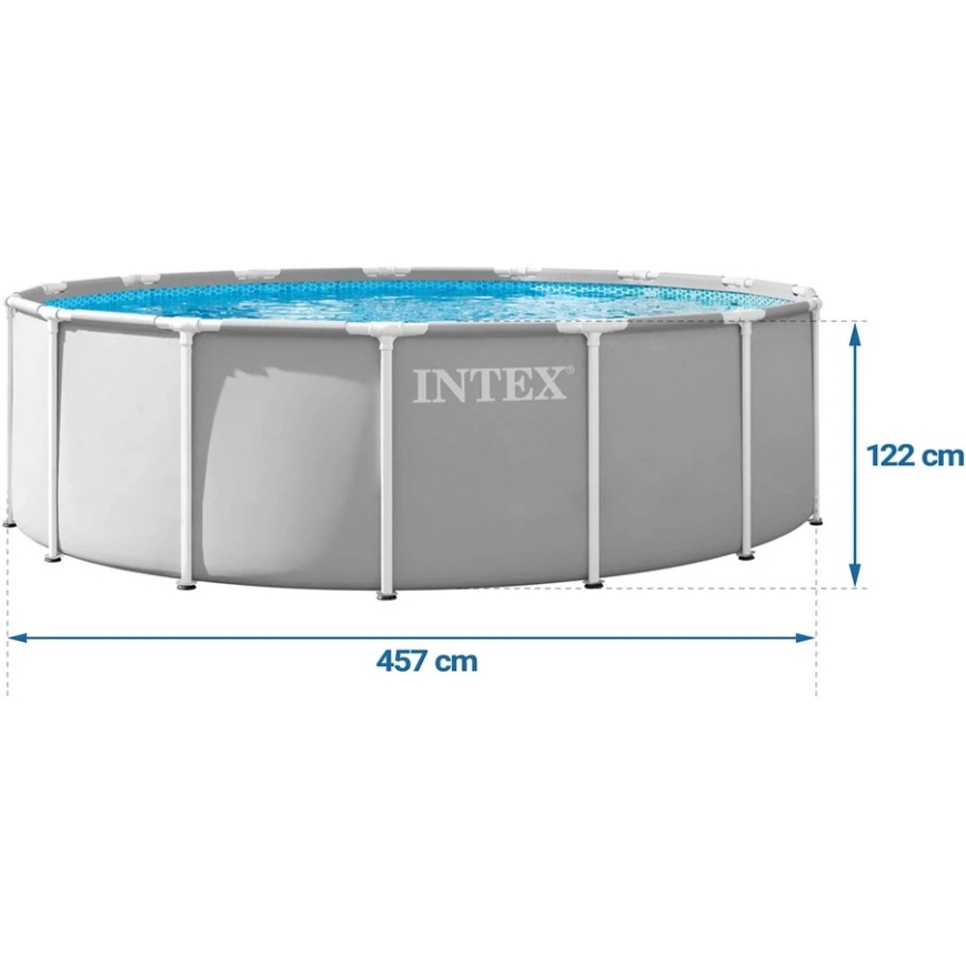 Karkasinis sodo baseinas 457 x 122 cm 6 viename INTEX 26726ND – 5