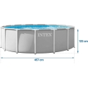 Virszemes peldbaseins 457 x 122 cm 6 vienā INTEX 26726ND Virszemes peldbaseins 457 x 122 cm 6 vienā INTEX 26726ND