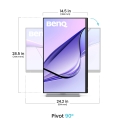BenQ MA270S tietokoneen litteä näyttö 68,6 cm (27") 5120 x 2880 pikseliä 5K Ultra HD LED Valkoinen BenQ MA270S tietokoneen litteä näyttö 68,6 cm (27") 5120 x 2880 pikseliä 5K Ultra HD LED Valkoinen