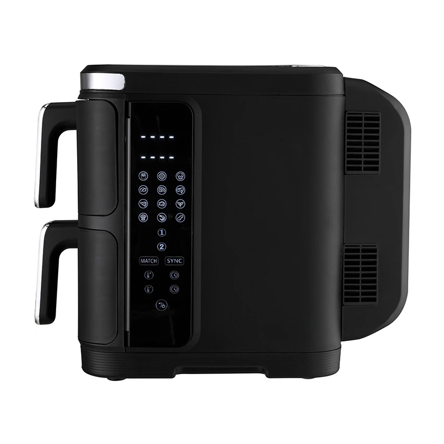 Zyle ZY012AF karstais gaisa friteze, divstāvu, 2800 W, 11 l – 2