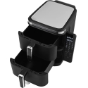 Zyle ZY012AF kuumailmfriteeri, kaks kerrosta, 2800 W, 11 l