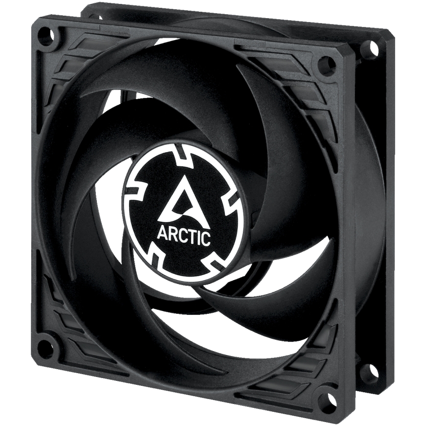 ARCTIC P8 Max Tietokonekotelo Tuuletin 8 cm Musta 1 kpl
