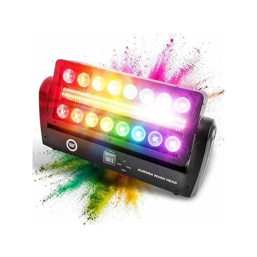 "Carruzzo LIGHT4ME AURORA WASH HEAD" moving lighting effect