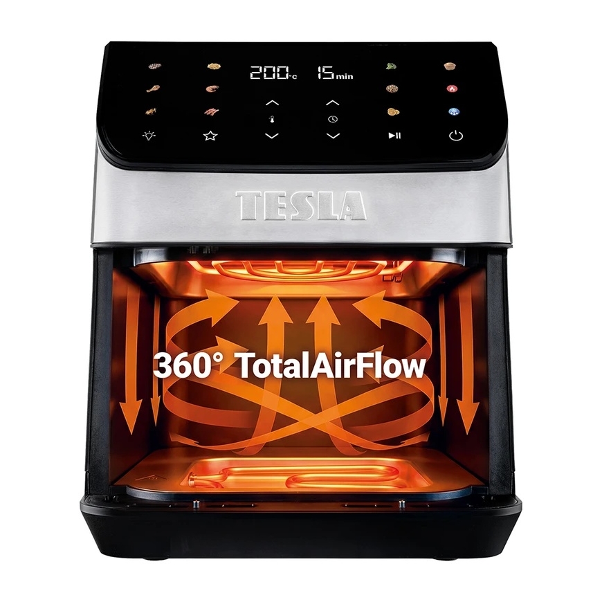 Цифровая фритюрница Tesla AirCook DualHeat QD65 XXL с двойным обогревом – 5