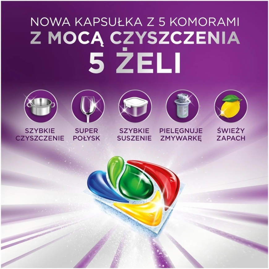 Fairy PLAT+ Lemon MM tiskikonecapselit, 60 kpl. – 2