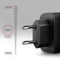 Axagon ACU-PQ45 QC 3.0, 4.0/AFC/FCP/PPS/PD, 45W, schwarz - Netzladegerät mit USB-A und USB-C Schnitt Axagon ACU-PQ45 QC 3.0, 4.0/AFC/FCP/PPS/PD, 45W, schwarz - Netzladegerät mit USB-A und USB-C Schnitt