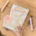 Little Dutch Coloring Book Flamingo 'Safari Friends' Little Dutch Coloring Book Flamingo 'Safari Friends'