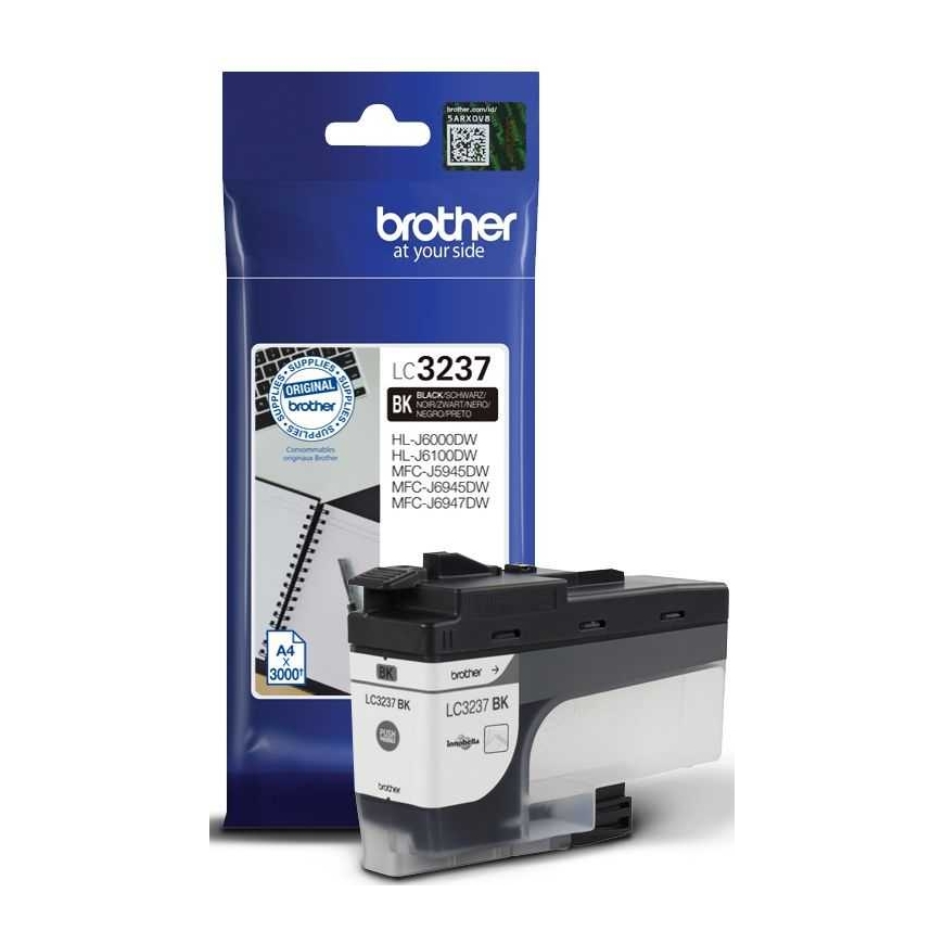 Brother LC3237BK Musta